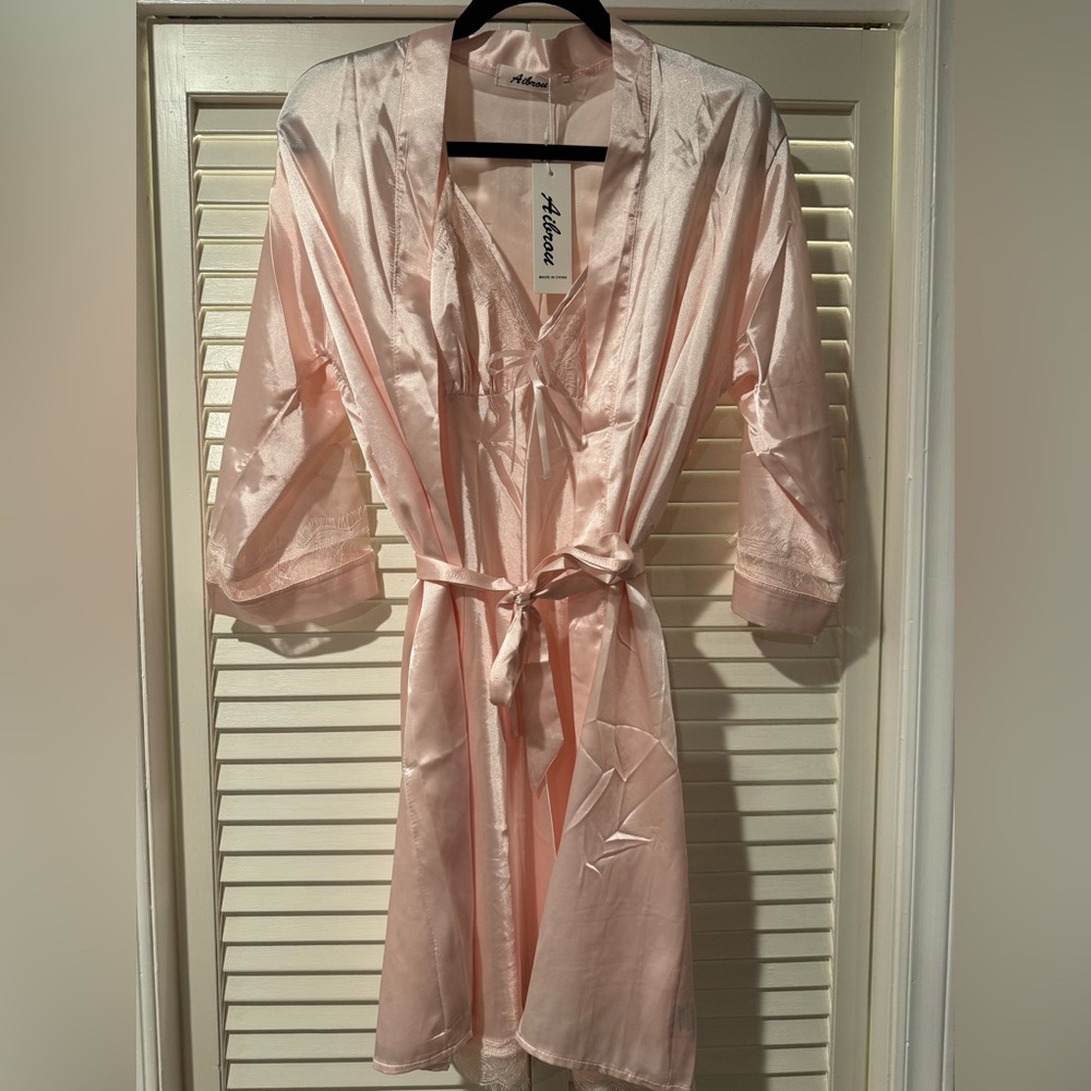 Silky Chemise & Robe